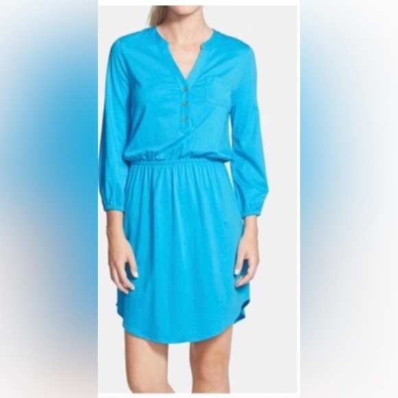 Lilly Pulitzer Dresses & Skirts - Lilly Pulitzer Beckett Casual Coastal Blue Dress. Size Small